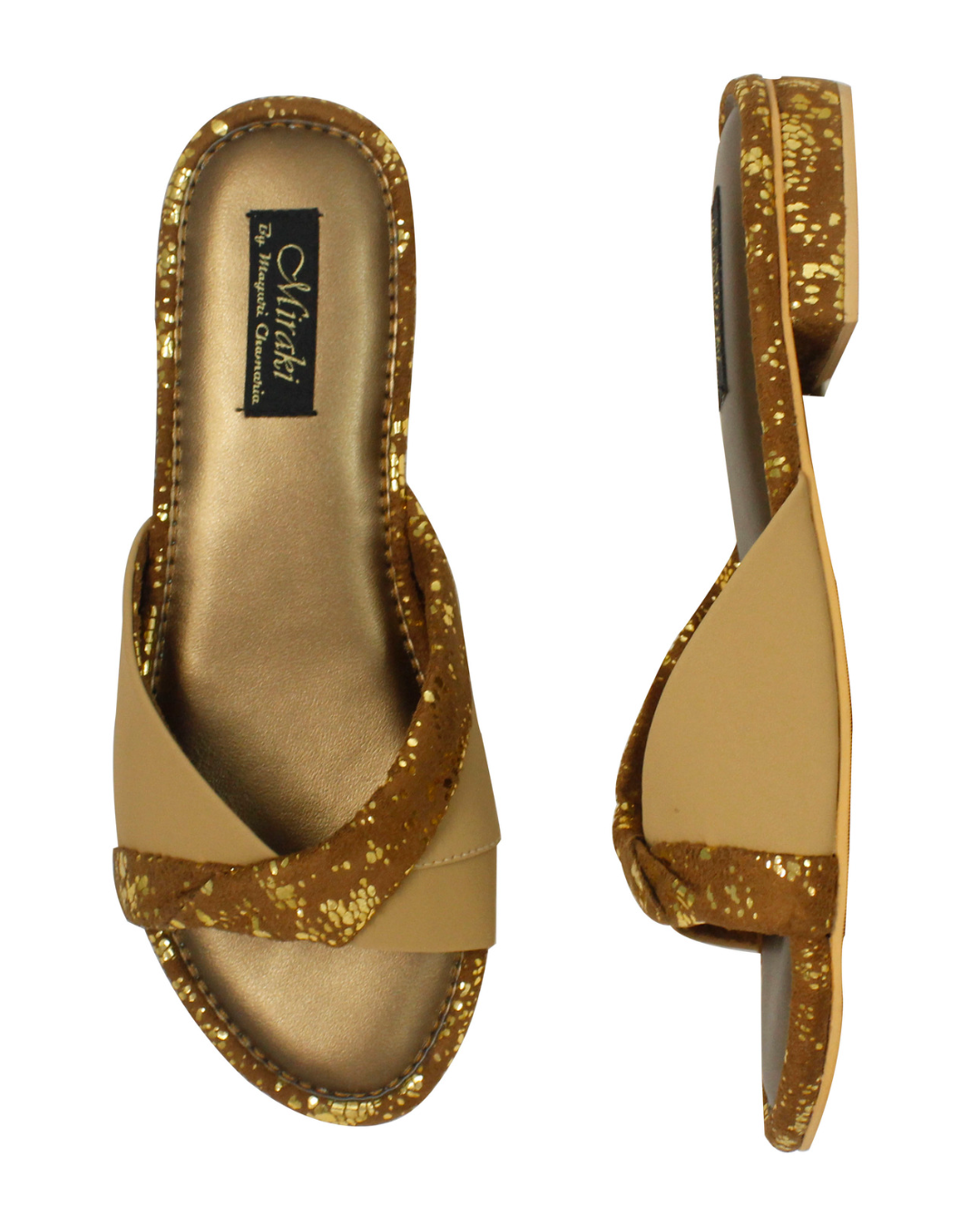 Nude Matte & Suede Flats
