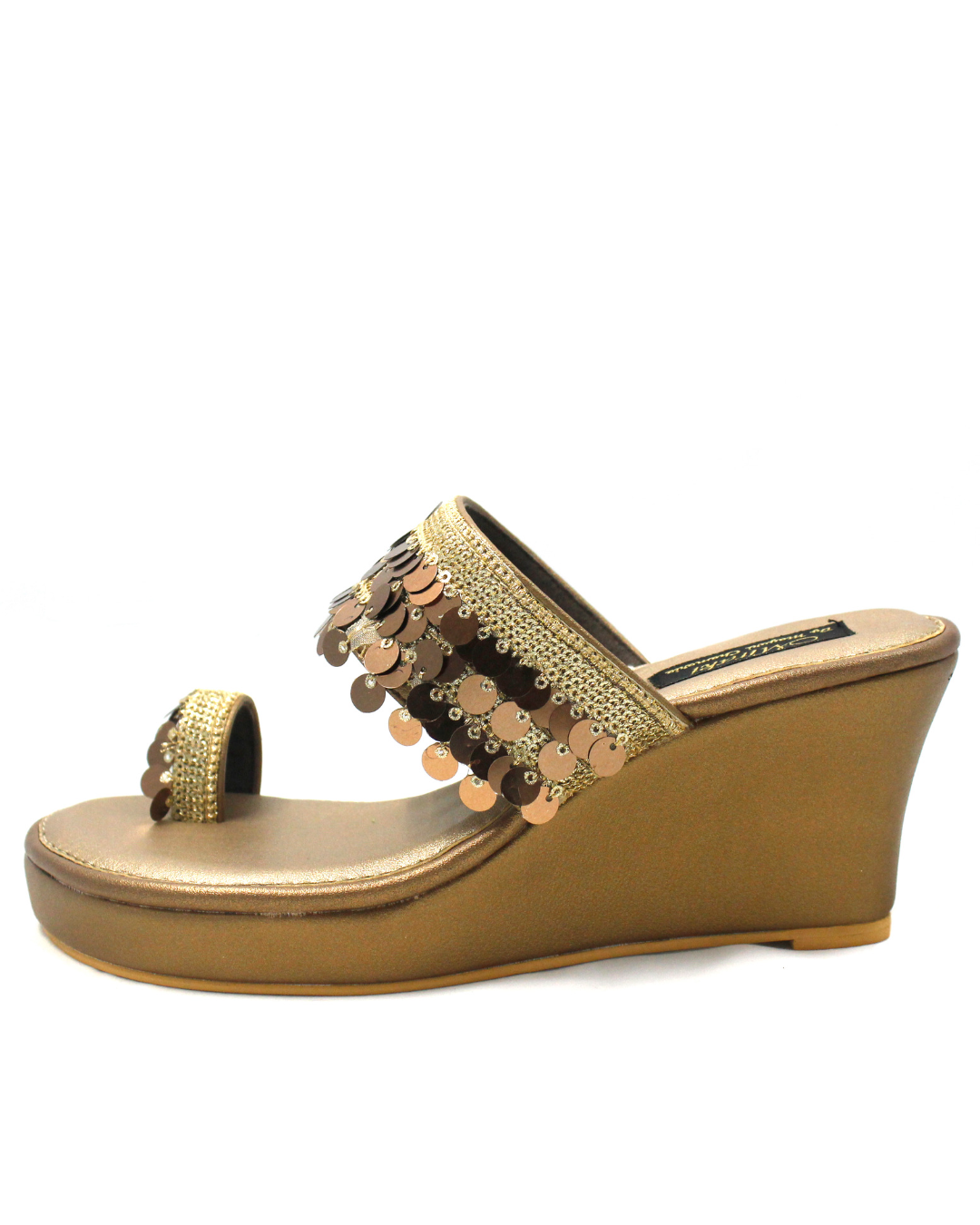 Antique Dangling Sequins Wedges