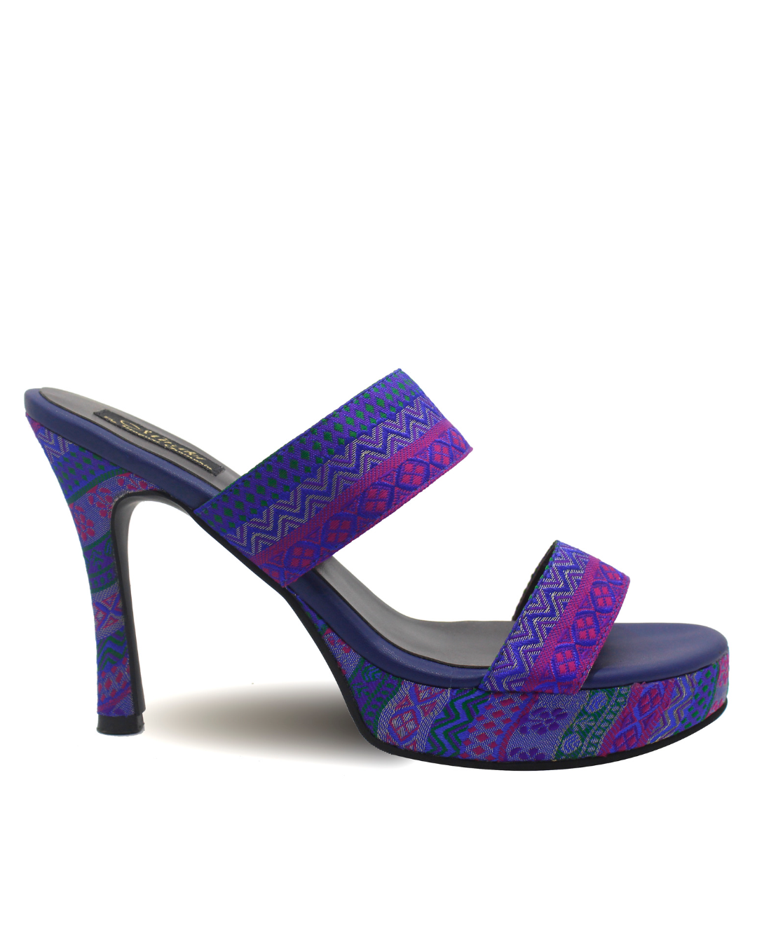 Brocade Heels With Lift