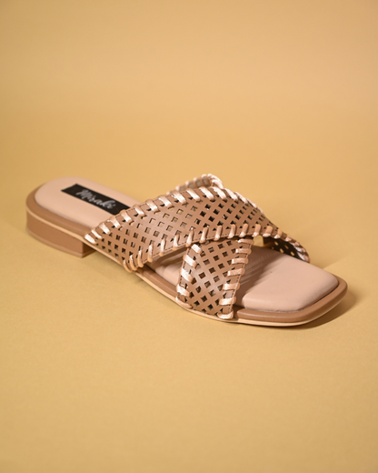Nude Slip On Extra Soft Sandals