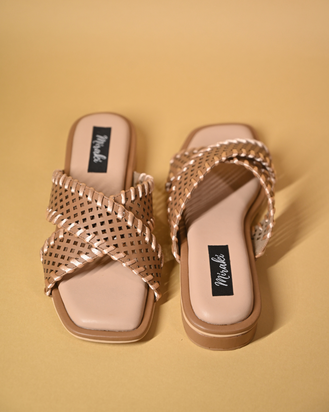 Nude Slip On Extra Soft Sandals