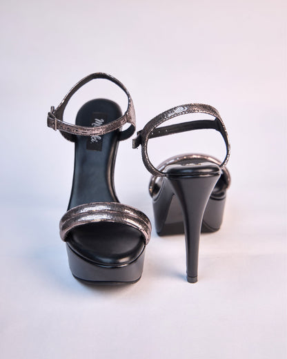 Black Platform Party Heels
